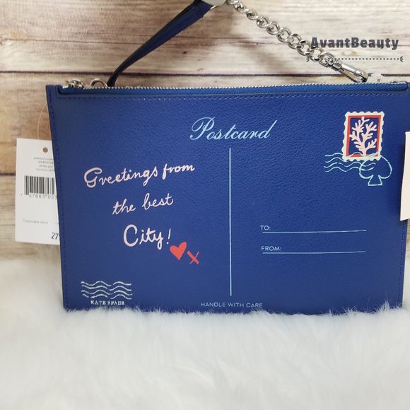 Kate Spade Postcard Crossbody Off the grid Blue - Picture 1 of 14